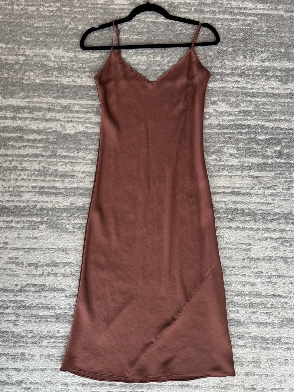 Aritzia Slip Dress Midi - Auburn Size XS